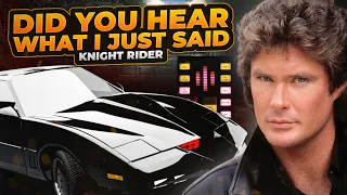did you hear what i just said/knight rider