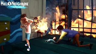 Aaron Sets THE HOUSE ON FIRE!!! | Hello Neighbor Hide And Seek Gameplay (Act 3)