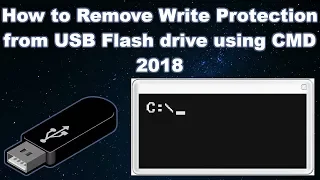 How to Remove Write Protection from USB Flash Drive using CMD in 2018