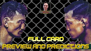 UFC Fight Night: Holloway vs Zombie Full Card Breakdown, Predictions, & Analysis (UFC Singapore)