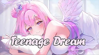 Crypto - Teenage Dream (Sped Up Cover) [Lyrics 8D Audio Nightcore] | USE HEADPHONES 🎧