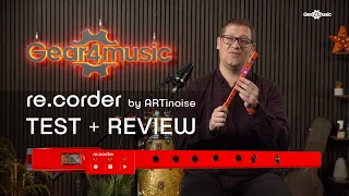 ARTINOISE Re.corder: hybrid acoustic/digital recorder. Affordable & capable EWI. Demo by Gear4Music
