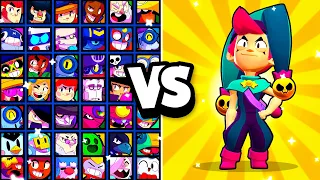 CHESTER vs ALL BRAWLERS! NEW LEGENDARY BRAWLER!!!