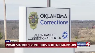 Inmate stabbed several times in Oklahoma prison