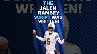 The Miami Dolphins And The Movie Script Of Jalen Ramsey Comeback Game #shorts #miamidolphins