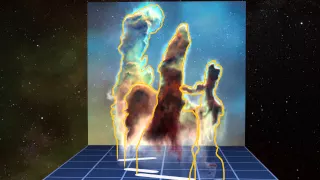 3D data visualisation of the Pillars of Creation