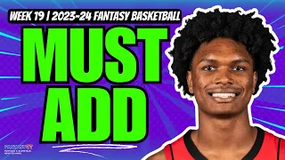 NBA Fantasy Basketball Waiver Wire Pickups for Week 19 (9-cat) | 2023-24