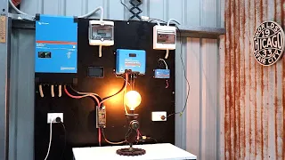 Going Off Grid - DIY 4600w Solar Lithium Battery Power System EP7