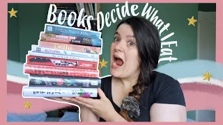 Letting Books Decide What I Eat for 24 Hours  | Bookish What I Eat in a Day | Sick of Reading