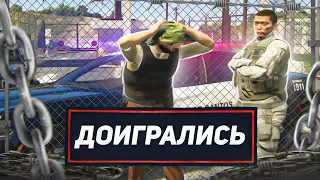 НЕАДЕКВАТНЫХ КОПОВ ПОСАДИЛИ ЗА РЕШЕТКУ В GTA 5 RP