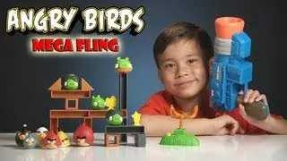 Angry Birds MEGA FLING GAME! Review and Epic Launcher FAIL!