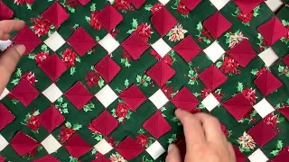 Great idea from fabric squares!  Very easy!  Even a beginner can handle it!!!