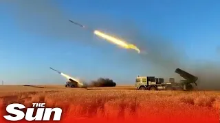 Ukrainian forces launch Czech 'Vampire' rockets at Russian targets