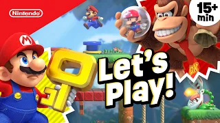 Let’s Play Mario vs. Donkey Kong 😲🎮 Gameplay For Kids | @playnintendo