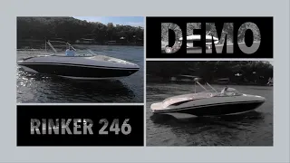 2007 Rinker 246 Captiva Open Bow Rider Live On Water Instructional Demo Test Drive Used Boats TV