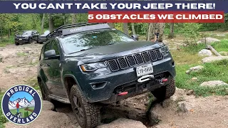 5 Off Road Obstacles they said couldn't be done in a Jeep Grand Cherokee Trailhawk - WK2