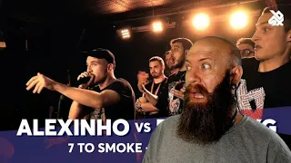 REACTION: ALEXINHO vs FOOTBOXG |GBB19 7 TO SMOKE BATTLE 16