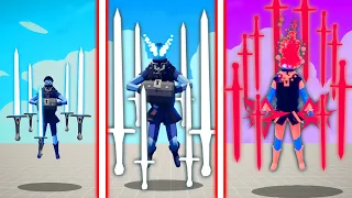 EVOLUTION OF SUPER SWORDCASTER ( HAND UNLOCK )| TABS - Totally Accurate Battle Simulator