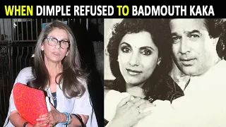 When Dimple Kapadia refused to badmouth Rajesh Khanna during one of her interviews