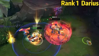 Rank 1 Darius: This Guy is TOO AGGRESSIVE in the Early Game!