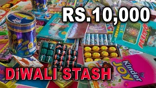 DIWALI STASH 2019 |  Diwali Stash Testing  2019 | Diwali firecracker stash