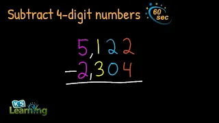 Subtract 4-Digit Numbers | Example