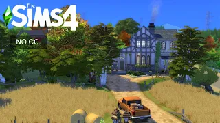 Family FarmHouse🍁| NO CC | Sims 4 stop motion build【シムズ４建築】