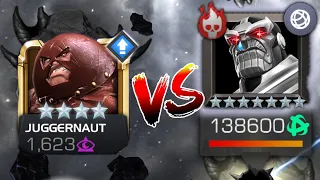 R1 4* Juggernaut Defeats Eternity of Pain Thanos Boss OMG Wooooow