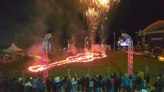 abertura da festa de peão em Camacho MG.