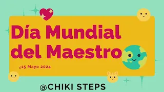 FELIZ DÍA DEL MAESTRO ! 😊 @CHIKISTEPS