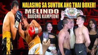 👊🇵🇭NALASING SA SUNTOK NI MELINDO ANG THAI BOXER! Nakuha Ang OPBF Silver Featherweight Title