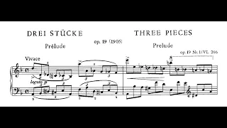 Микалоюс Чюрлёнис (1875–1911) - 3 Пьесы, op.19 (VL266-268) - Августинас Мацейна