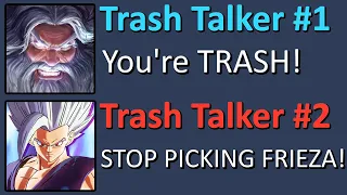 I made 2 trash talkers fight each other...