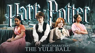 The Yule Ball ❄ Hogwarts Winter Christmas Party🎄 Harry Potter ASMR Ambience + Characters & Dialogue