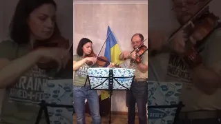 БАТЬКО НАШ - БАНДЕРА, УКРАЇНА - МАТИ! - POCO A POCO - STRING DUET #StandWithUkraine