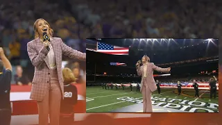 Lauren Daigle - National Anthem at the 2020 College Football Playoff National Championship