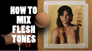 Color theory : How to mix Flesh tones in painting