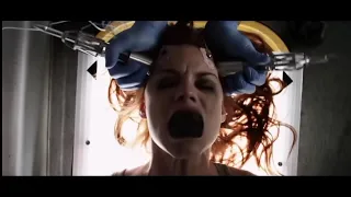 Electroshock treatment scene (Time traveller girl electroshocked)