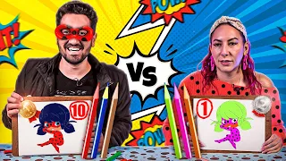 DESENHANDO HEROÍNAS COM TRÊS CORES | Gabriel e Shirley 2.0