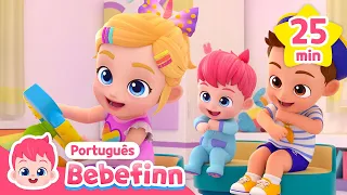 As Rodas do Ônibus Giram e Giram 🚌 | + Completo | Bebefinn em Português - Canções Infantis