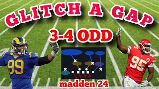 NEW 3-4 ODD GLITCH A GAP BLITZ! NEW COVERAGE A GAP BLITZ IN MADDEN 24! + BEST OFFENSE IN MADDEN