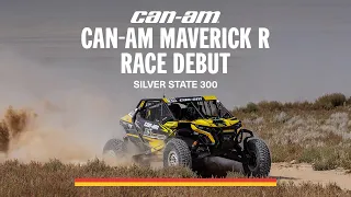 The FIRST EVER Race of the New Can-Am Maverick R at The Silver State 300