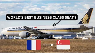 TRIP REPORT / SINGAPORE AIRLINES BUSINESS CLASS 777-300ER Paris - Singapore