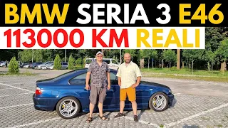 EXTREM DE RAR - BMW seria 3 E46 cu 113000 km reali