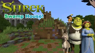 Minecraft Tutorial!: Shrek's Swamp House! / Shrek The Movie **Cartoon Builds** 4K