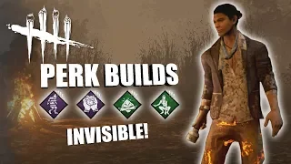 INVISIBLE! | Dead By Daylight LEGACY SURVIVOR PERK BUILDS