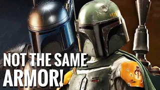 Boba Fett is NOT wearing Jangos Armor