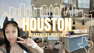 APARTMENT HUNTING  in HOUSTON, TEXAS! || come look at 6 luxury apartments with me !