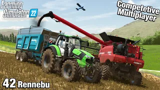 STARTING THE FINAL HARVEST AND BUYING A GIANT FIELD Rennebu Competitive Multiplayer FS22 Ep 42