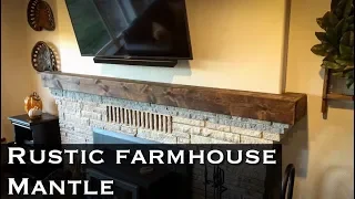 How to build a fireplace mantel